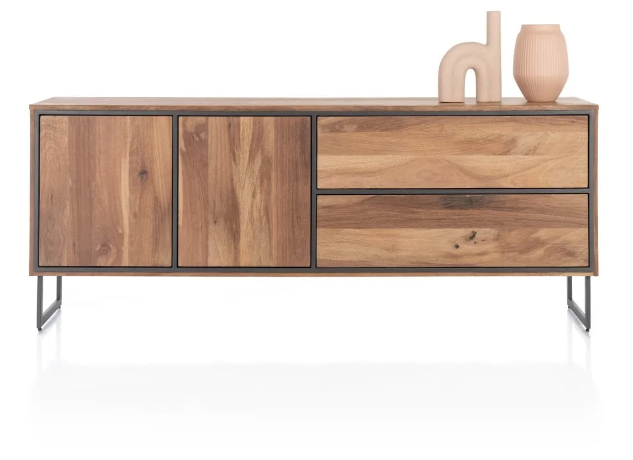 Trapani, Sideboard 200 cm - 2-Türen + 2-Laden