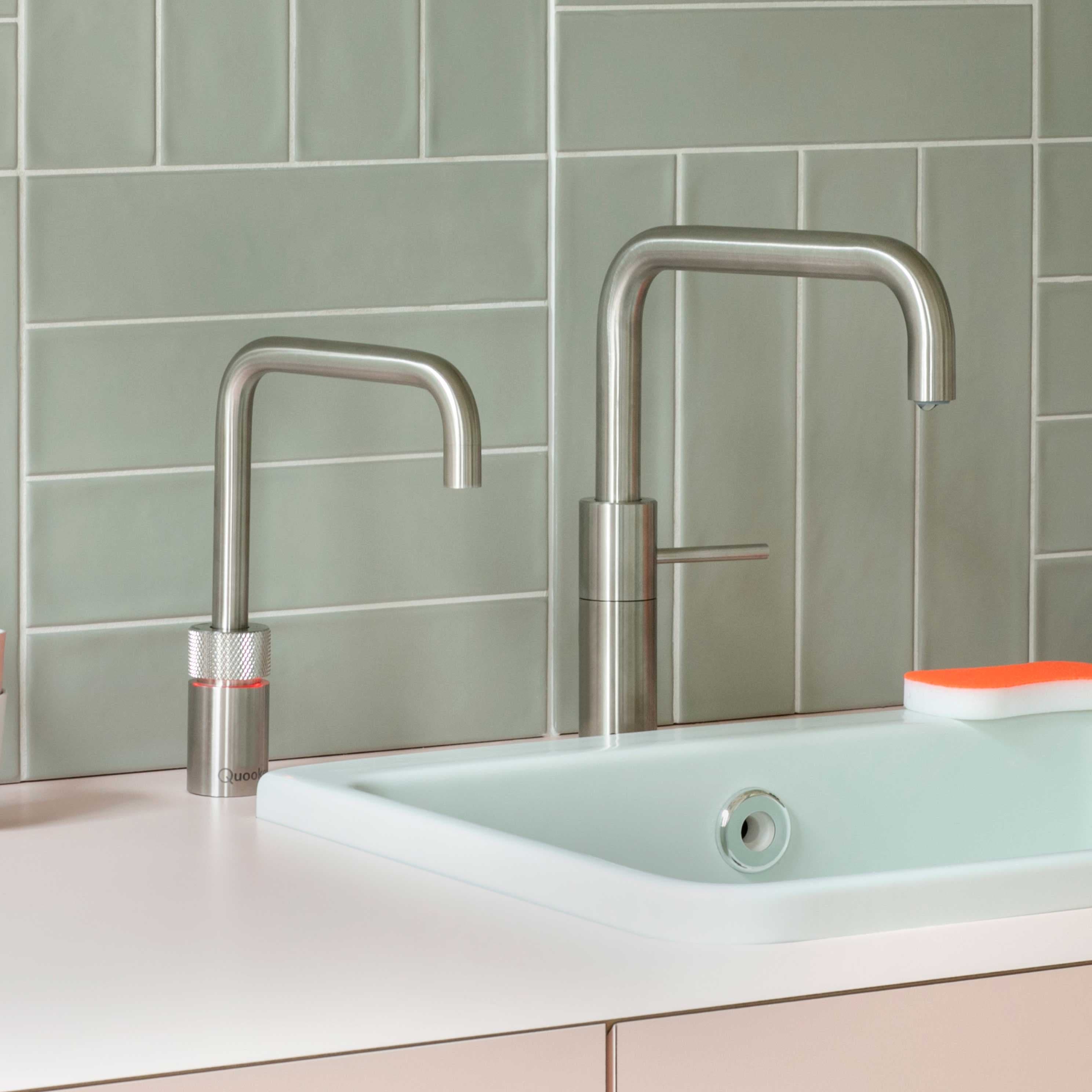 Quooker - Nordic Square Twintaps – Küchenzubehör beim Wohnfuchs in Rheinberg