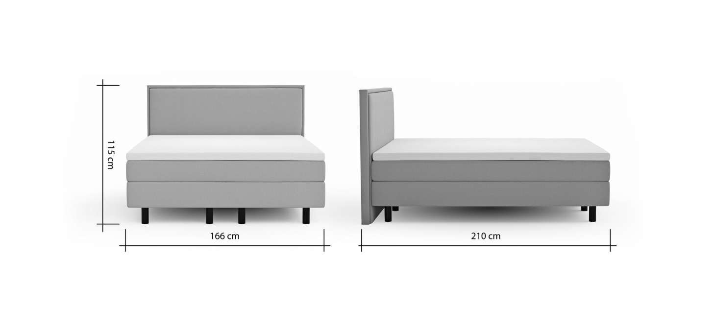 d9199377900a8726ce7879d417be1bce81ddea3e Global Family Boxspringbett Valencia BemFreisteller 100093
