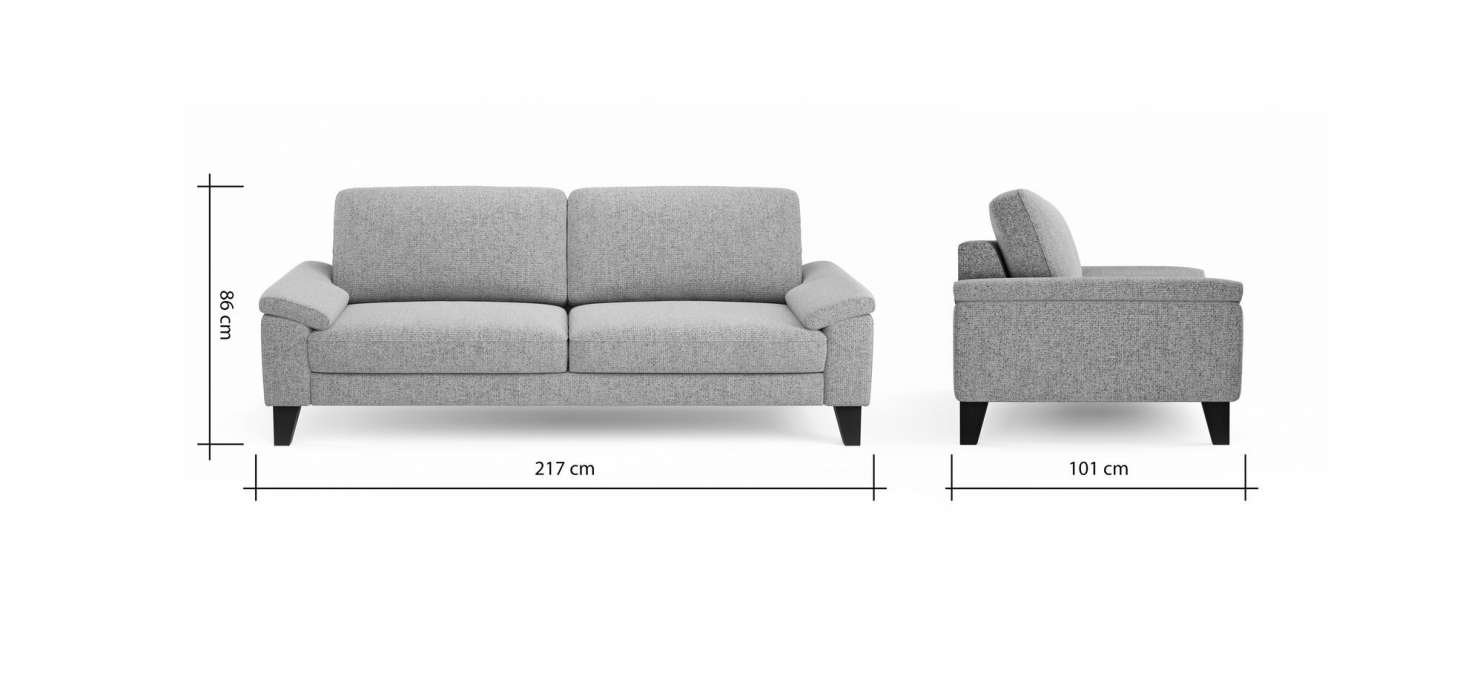 3bedb47f63a5bf5b03dc71c272f4095d3f08284d Global Family 3 Sitzer Sofa Oviedo BemFreisteller 102293