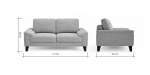 672b69d0932cb5cd9d30f8ed12c5e947b5440d5e Global Family 2 Sitzer Sofa Oviedo BemFreisteller 102298