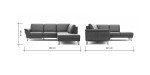 b734acf483c3370baa2ed9919f5e0265ee19b48b na Polsterecke Rockport A bemFreisteller dark grey 104735
