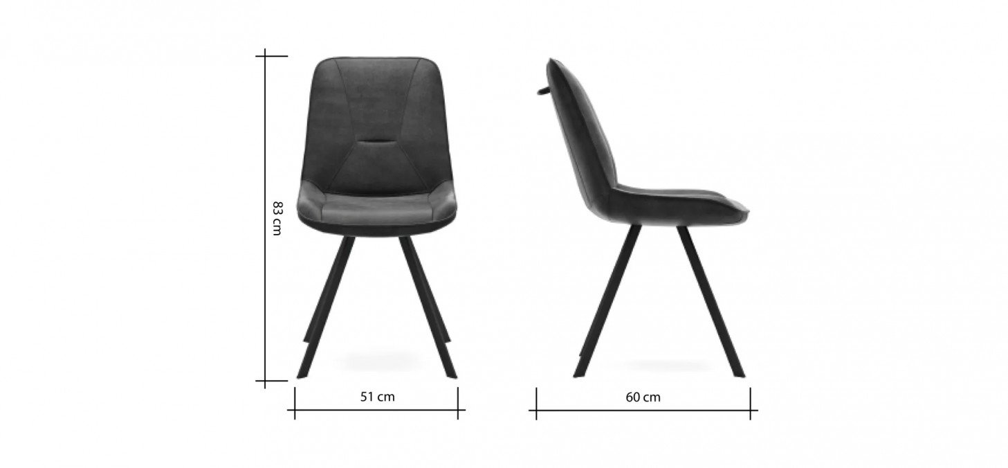 fc90c92a4a58ccf33421e40dd00a663a6a5a15da na Polsterstuhl Wesley 10 graphite bemFreisteller 106941