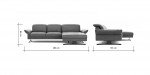 b77bf05d2fe94cf954aa84021190c27aa708d7dd na Polsterecke Rockport B bemfreisteller grey 109437