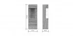 55db1d3d884a9c7e305f4bf42117d8ba2668871f na Vitrine Hillsboro bemFreisteller 117763