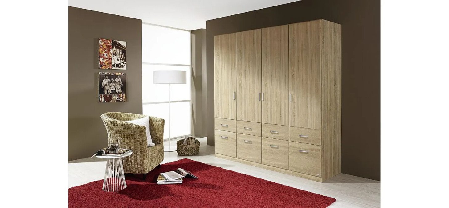 57e6bf42b2165ee5e7c95f1b8009ce1261687465 Drehtuerenschrank Eiche Dekor B 181 cm Milieubild