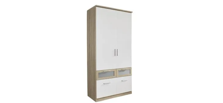 f4f28fe29e3060aa149902730c052eb0acbef2d4 Dreht renschrank Eiche Weiss 2 T re FS 1