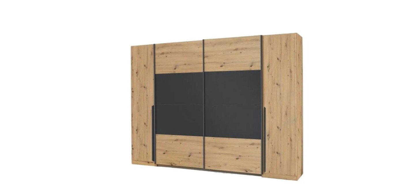 d5cad235dff4bd79c3df83ee8384ec69aa86259d Schwebe Dreht renschrank Eiche Dekor Grau 180 cm FS 1