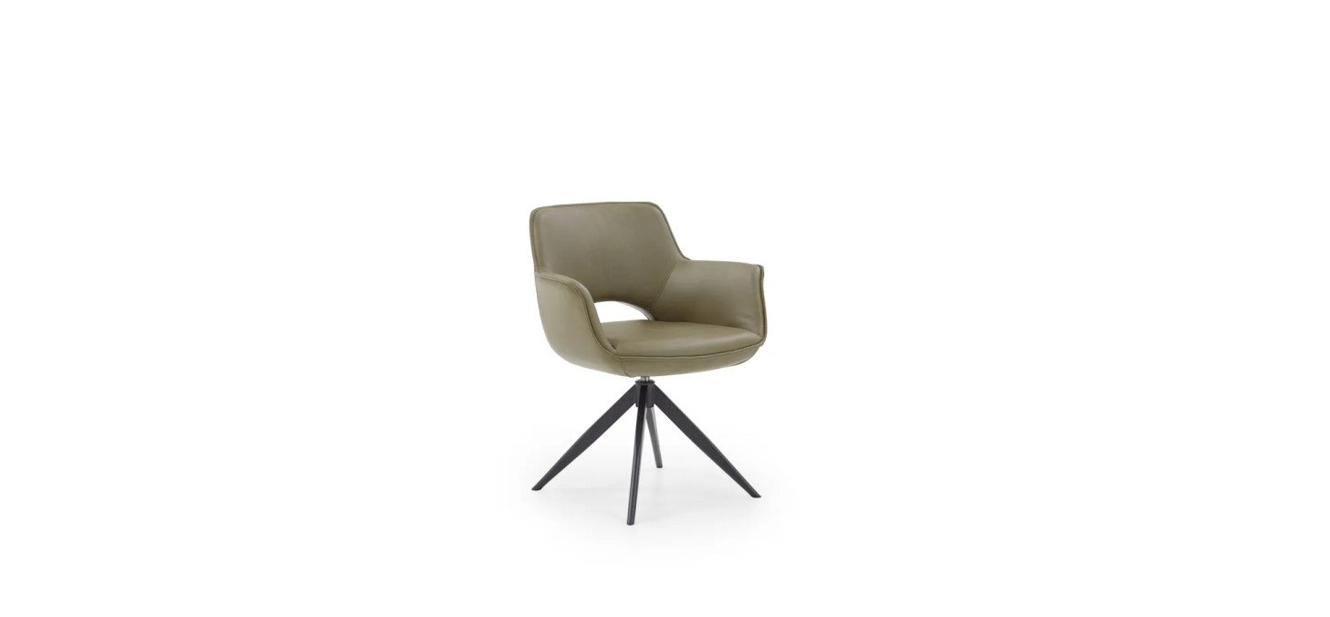 6f1d747e6801f8284c8af4f9348e4df60f573447 LS23 Dender 5882 04 705 Sessel Leder moosgr n Freisteller