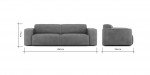 41bc418d3fcb5b857696c0eccf60e3e7fd0320d3 gf Sofa Elementos bemfreisteller grey 137992