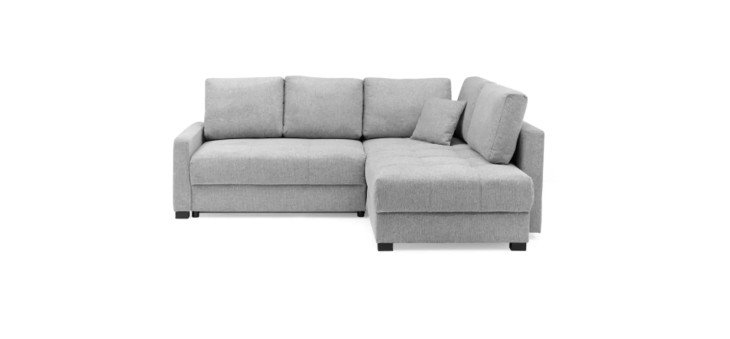 6048a3ffe1f4cce201726cc6080862fb05214a14 Ecksofa EDWIN grau Masterbild