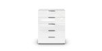7847481f10f33a3e5b17285acd92b785dee1aded Kommode RIPP Eiche Dekor Glas Wei Glas Wei Freisteller 2