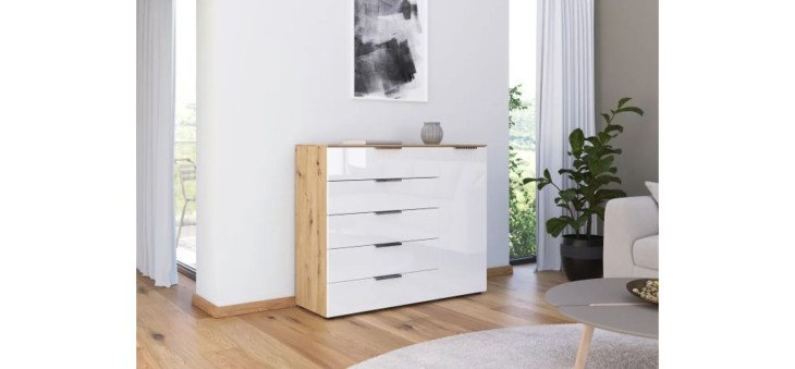 d294b35f1467bcc0293df5c125f4376e7a8df5f3 Kommode 2 RIPP Eiche Dekor Glas Wei Milieu1