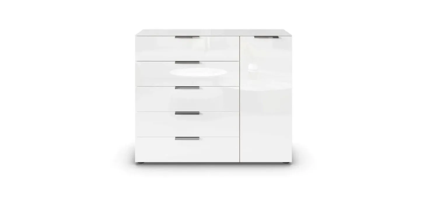 47a628f9518a96db0f71f6d8f3c4c1f69d9b8b1b Kommode 2 RIPP Eiche Dekor Glas Wei Glas Wei Freisteller 2