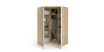 81feafdd5f316a5c6bf654afff3b24e759018aff Eckschrank ROYAN B 117 cm Eiche Artisan Detailbild