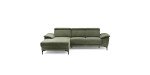 4da37b221f809fc27f12585660e19e1c34bc11b7 Ecksofa EZRA links graugruen Masterbild