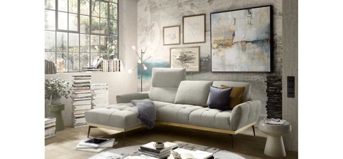 5133c46b8afc905e268c18dd34322e63b1806e07 Ecksofa EDDIE links taupe Milieubild 1