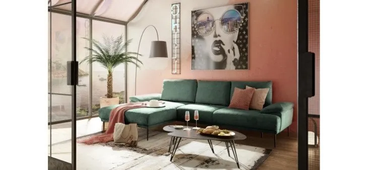 69faa432eeb824cdc487ac23f3684d985c735a6a Ecksofa ENRIK links gruen Couchtisch MARICA Milieu 1