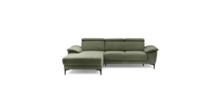 4da37b221f809fc27f12585660e19e1c34bc11b7 Ecksofa EZRA links graugruen Masterbild