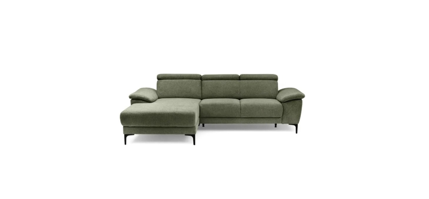 4da37b221f809fc27f12585660e19e1c34bc11b7 Ecksofa EZRA links graugruen Masterbild