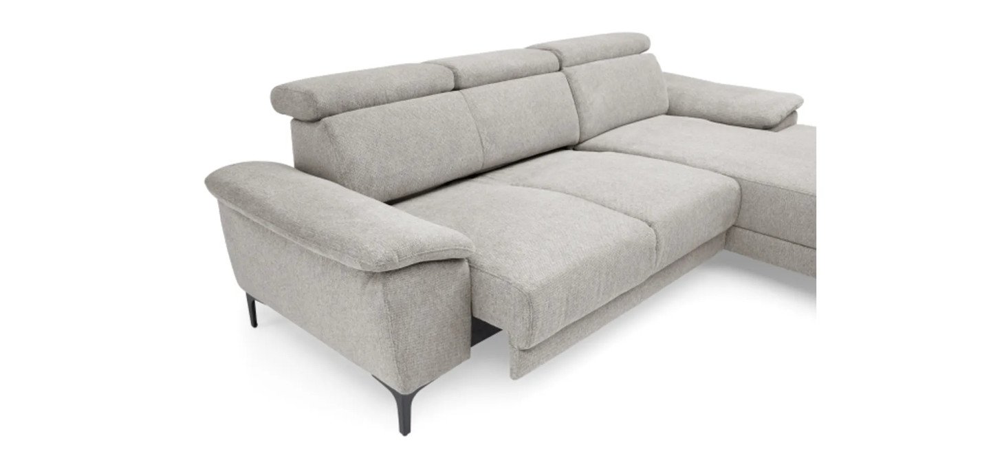 6a1915708592225462d2fd4b4ace33f2a9c58608 Ecksofa EZRA Sitzvorzug Detailbild 2