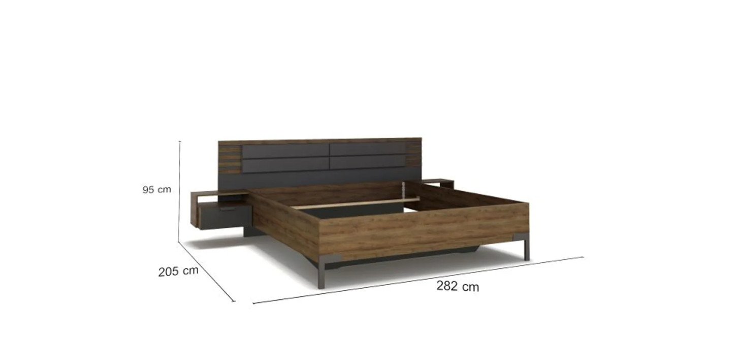 0358409783b4b00f684d018cb6ce9666ea03abfd Bettgestell Barea 180x200 cm Bema ungen 