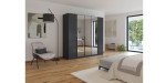 4014a33eb5d85e0610405d6d55262bf2acf74bcc Dreht renschrank Skyla B 226 cm Grau Spiegel Milieu 1