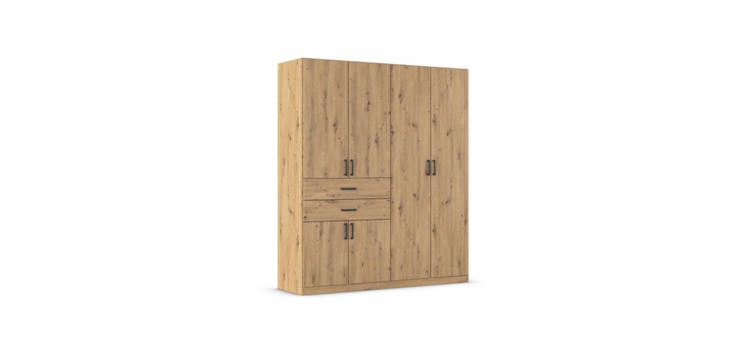 623729f3dd79e0bfcc9f674fed1cd9a21a9473a6 Dreht renschrank Maika 180 cm Eiche Dekor Freisteller 1