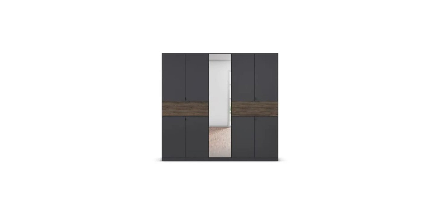 7eccc5fe5bc27f6f2b4f896762c41121dd5fe254 Dreht renschrank Ticao B 226 cm Grau Metallic Freisteller 2