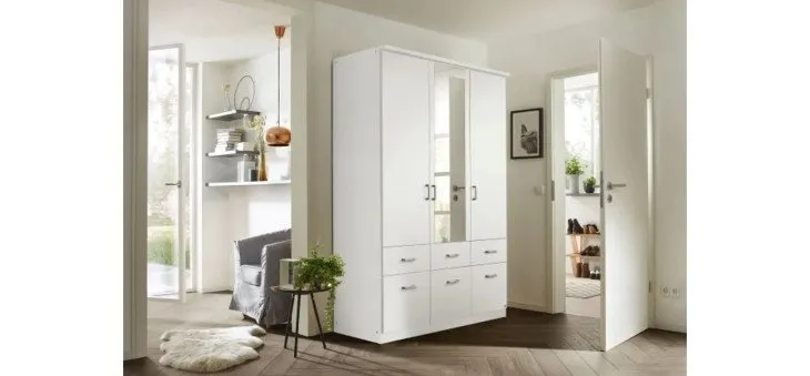 3909c71df368339272645cba6db50cae97be53af Dreht renschrank ROYAN B 136 cm Wei Spiegel Milieu 1