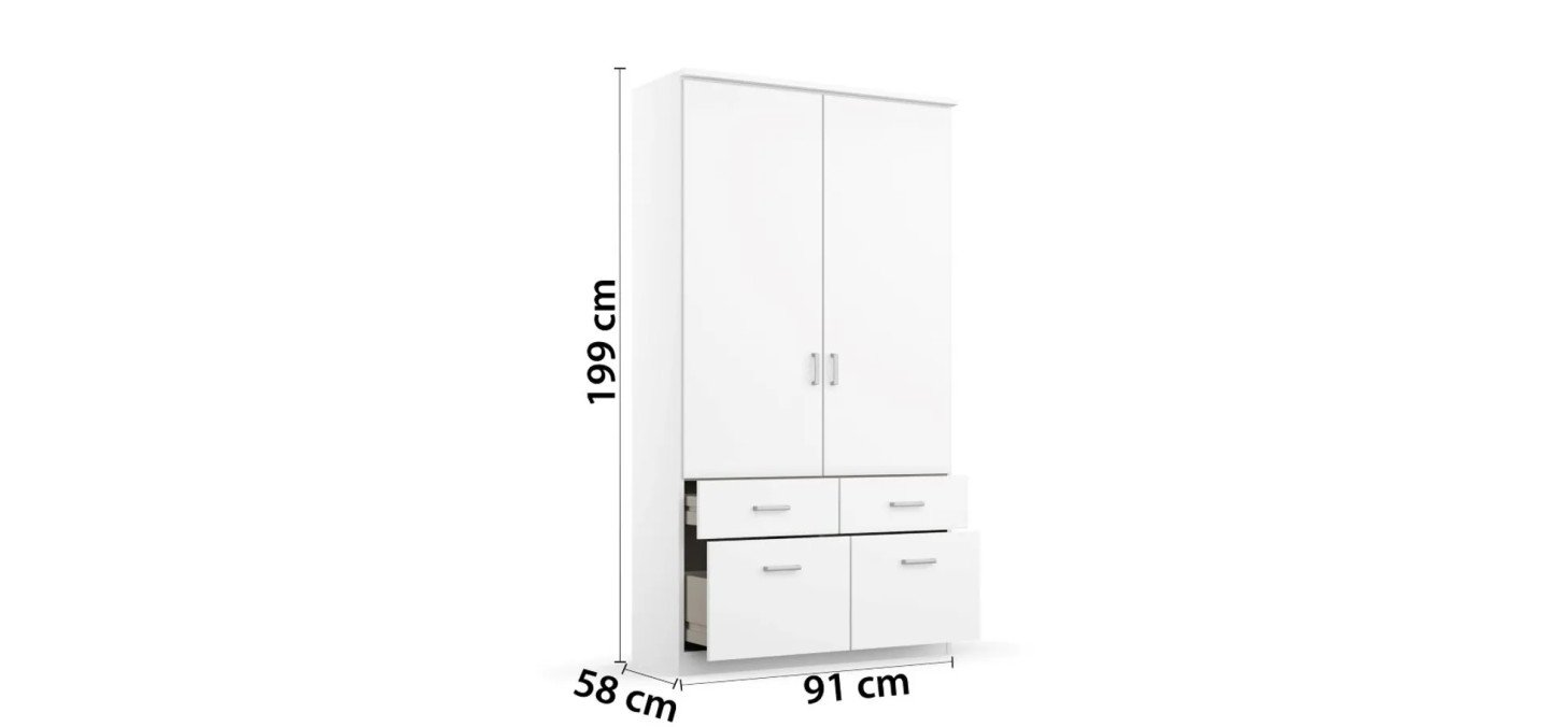 7e0c0d45bf9a4fbf970ac2a1fe53eb684b9f52c8 Dreht renschrank ROYAN B 91 cm Wei l Bema ung