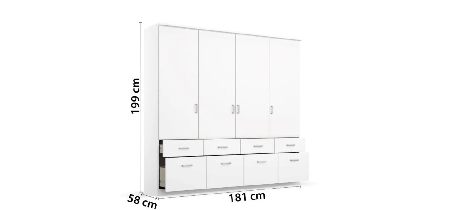 d12a3fdf734fdba3b68055edb63b6c5920ccef09 Dreht renschrank ROYAN B 181 cm Wei l Bema ung