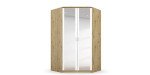 bf2554b84d03cf93bc78480db04c6f30bfdfb69a Dreht renschrank ROYAN B 117 cm Eiche Dekor Spiegel Freisteller 1