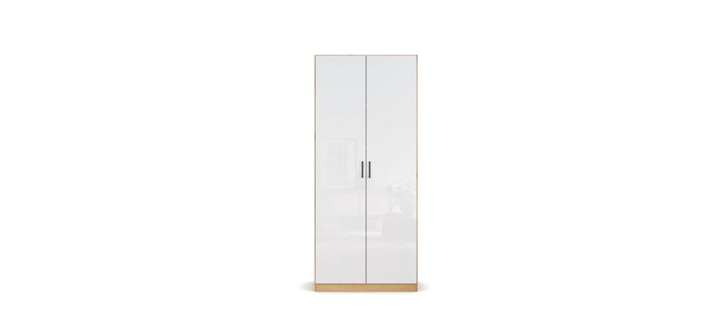 48be7d86ae032f6eac3a344919dc9f2f0b12cd6b Schrank RHONDA B 91 cm Eiche Dekor Wei HG Freisteller 2