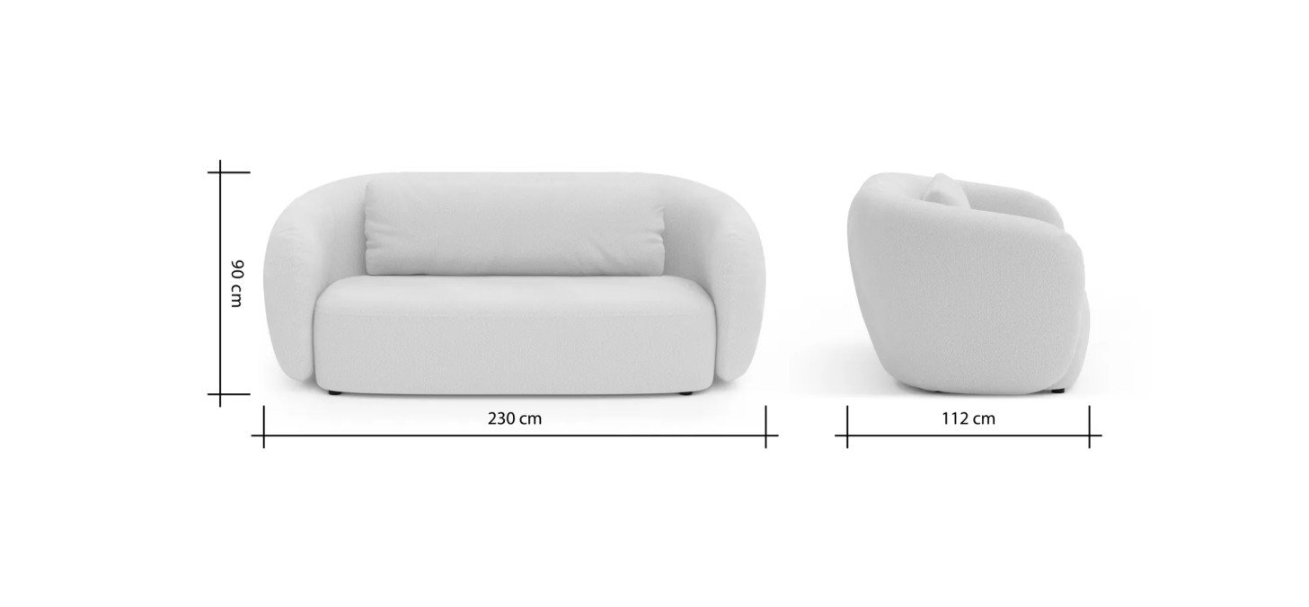 1bf7956523fd038582163669511a327221532fac na Sofa Karasu creme bemFreisteller 3025702