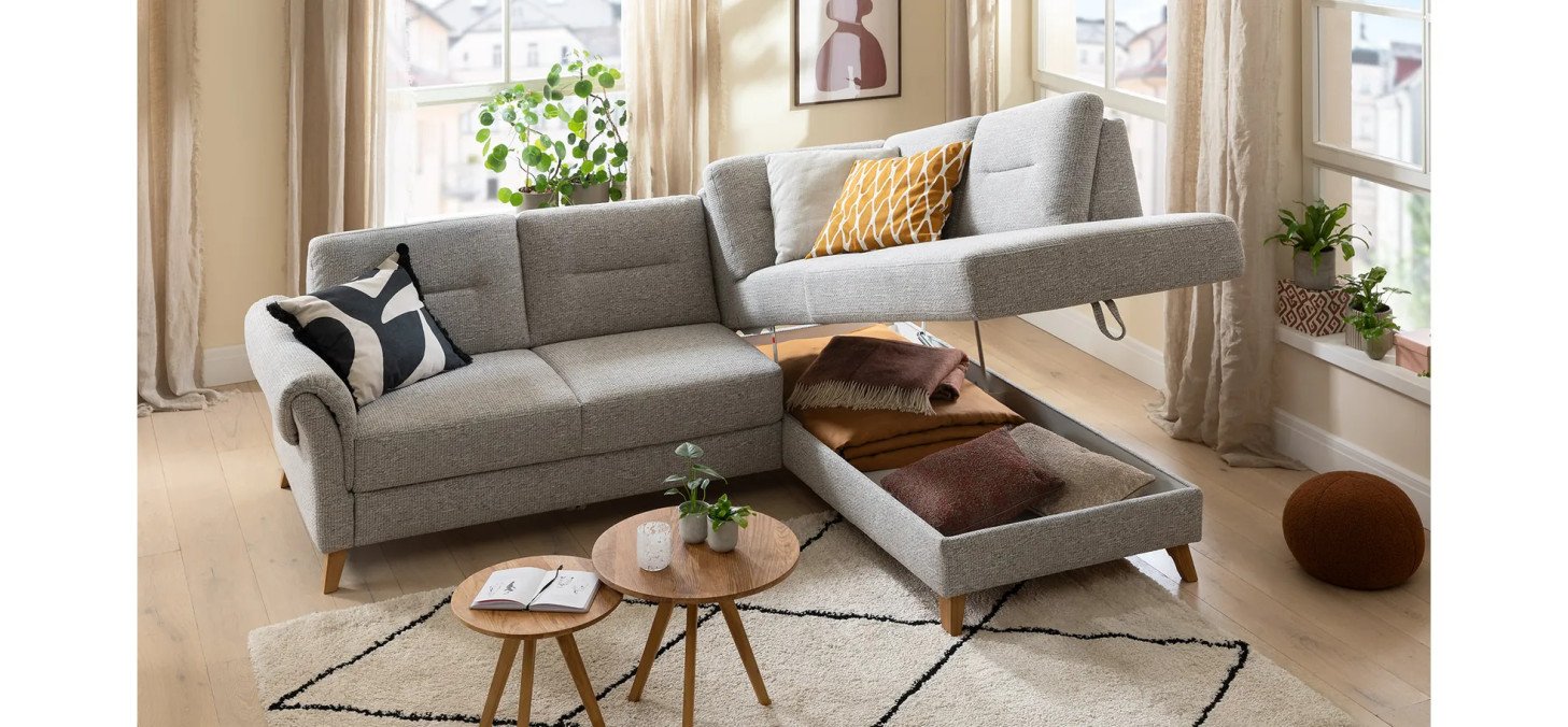 c41e5cc1a666ee4667f556f1dc8a54608ea6793f 0023 na 26 ecksofa almyra schlaffunk bettkasten stoff silbergrau DE 010
