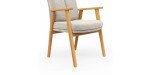 4d05bff5257e17da8313f3c201efdb39200bcd12 na Armlehnstuhl Flore creme detailbild 1 3028016