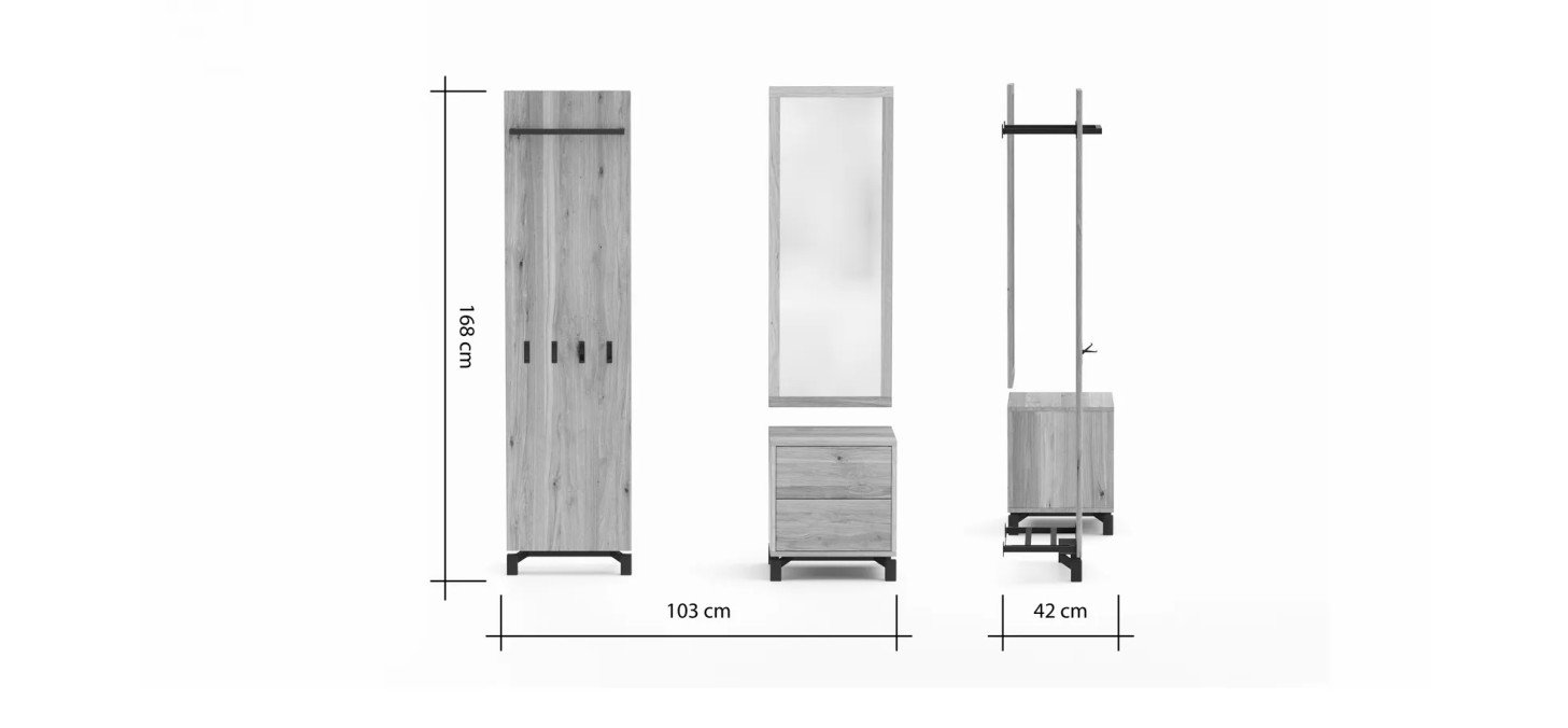 4f8d9a8bc7fcf143779f448b8ceb46a76531ae31 na Garderobenkombination Williston bemfreisteller Wildeiche massiv ge lt Wildeiche massiv ge 