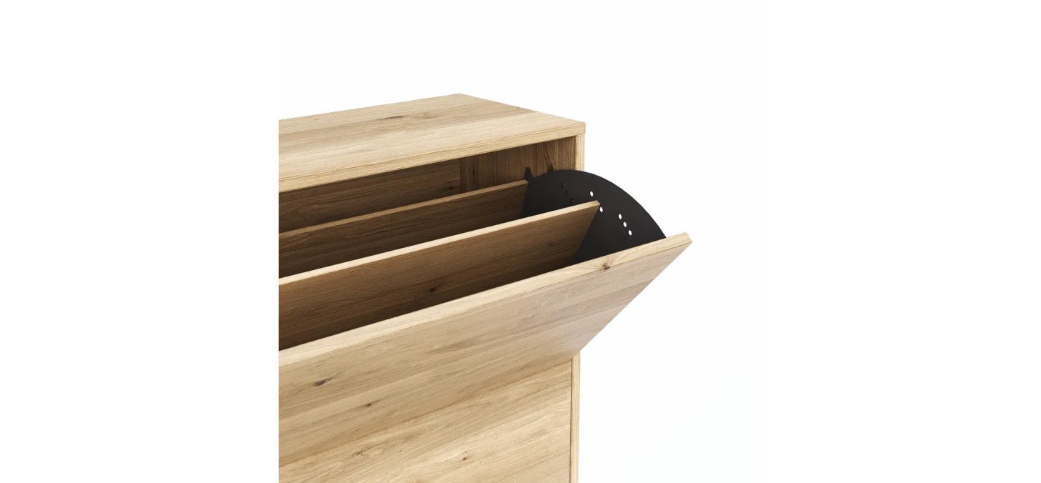 e86707fc9769dc06b7482cf10195b6218e22cd82 na Schuhschrank Williston detailbild 2 Wildeiche bianco ge lt sandgestrahlt 141476