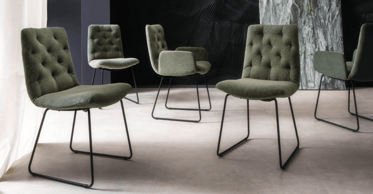 csm Sixty Chair 2.0 Loop green Feincord oliv f3f9493aaa