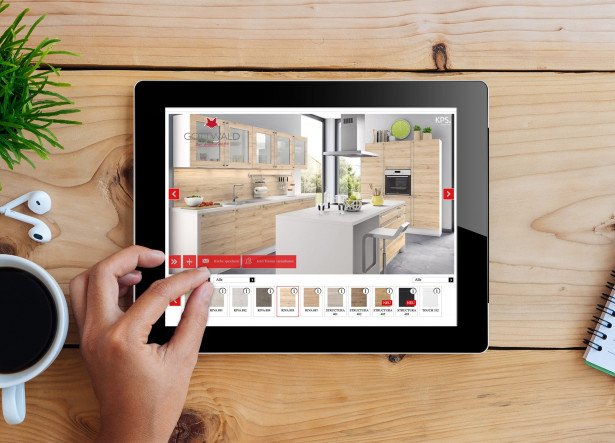 wohnfuchs kuechenkonfigurator iPad Air Mockup