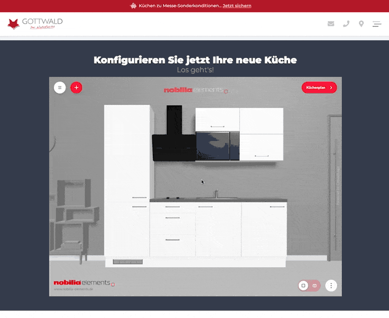 Schritt 2 im Umgang mit dem Konfigurator