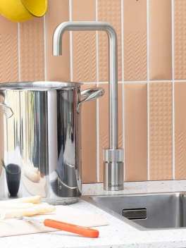 Nordic Square single tap stainless steel