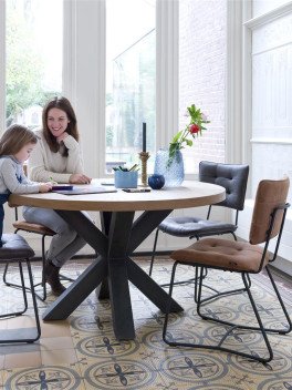 HEN AMB tafel Metalox rond Julien modellen 3