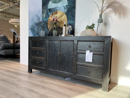 Sideboard schwarz matt