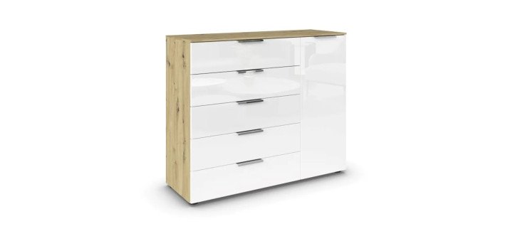 fc61667ad5e2a1d277a08ad2c779a86100195561 Kommode 2 RIPP Eiche Dekor Glas Wei Freisteller 1