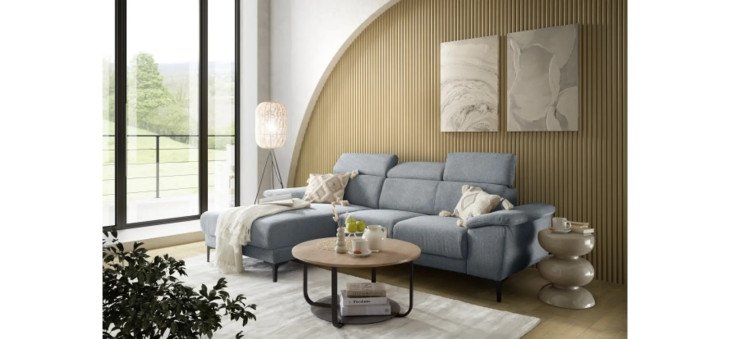 a06ff3081129c86472bed8c617cbbd18e9277708 Ecksofa EZRA links dunkelgrau Milieubild 1