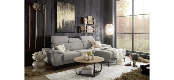 2bd0249f295c7f8fee27389869d7527622815cd7 Ecksofa EZRA taupe Milieubild 1
