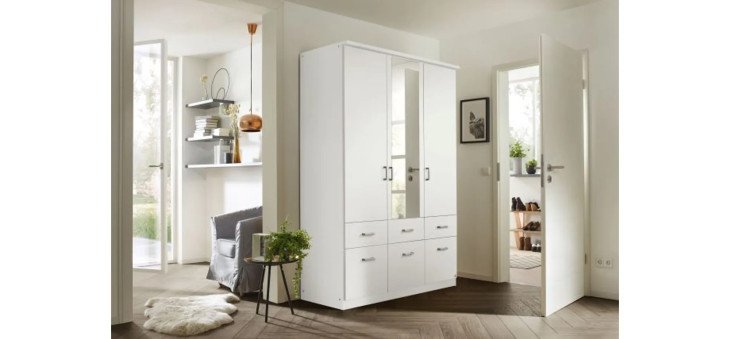 3909c71df368339272645cba6db50cae97be53af Dreht renschrank ROYAN B 136 cm Wei Spiegel Milieu 1