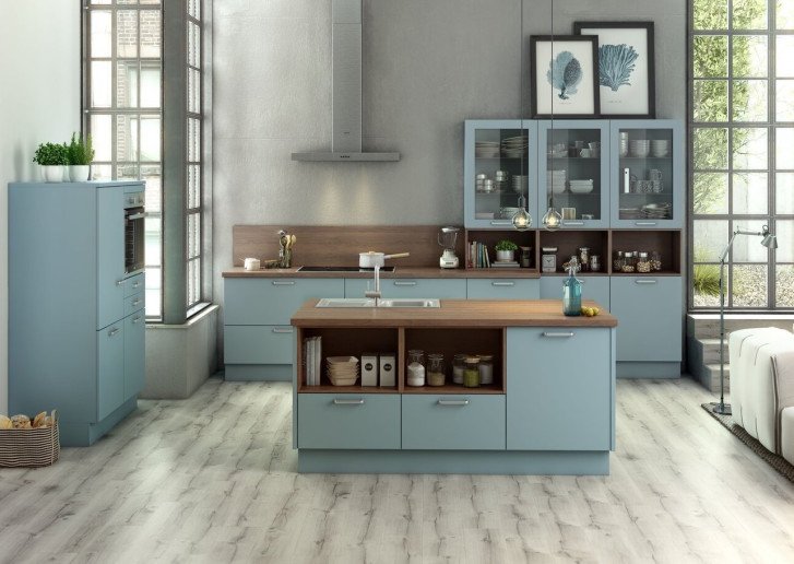 Trendige Kucheninsel